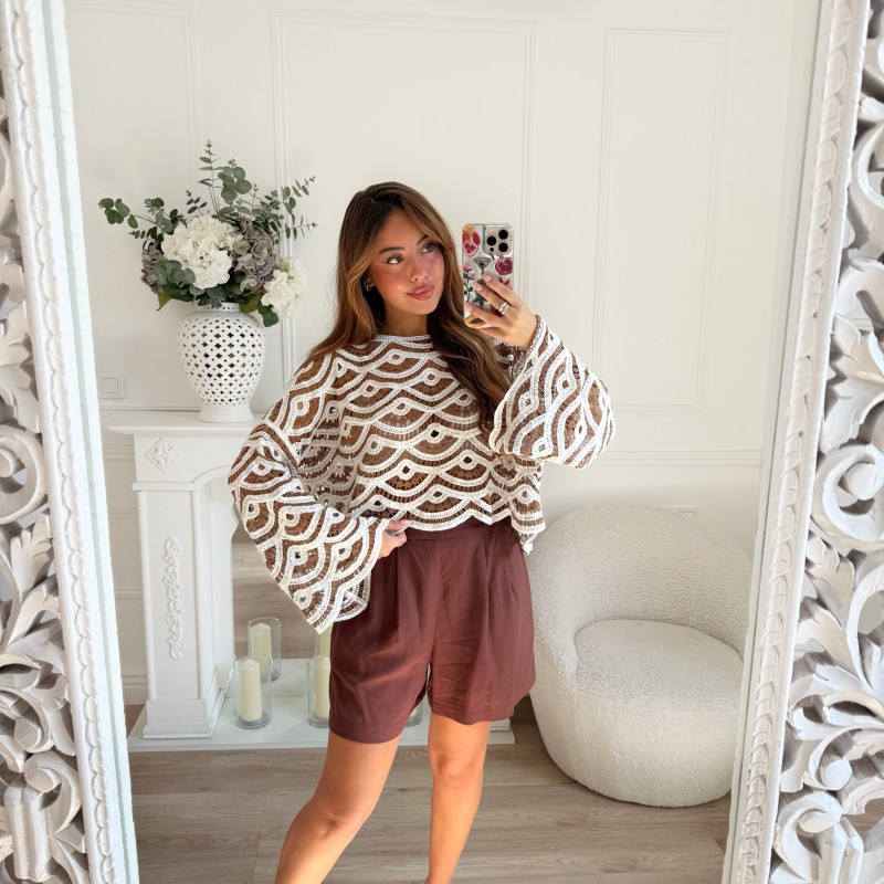 SHORT EN LIN CHOCO SHORT EN LIN CHOCO