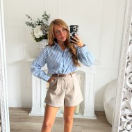 SHORT NUDE  AVEC CEINTURE SHORT NUDE  AVEC CEINTURE