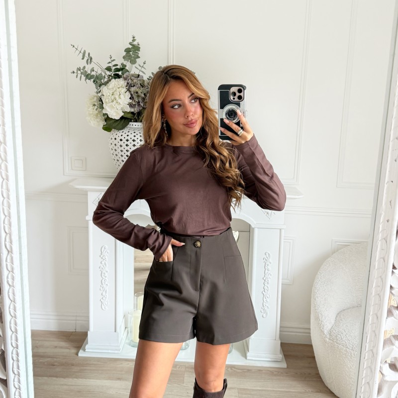 TOP BASIQUE CHOCO