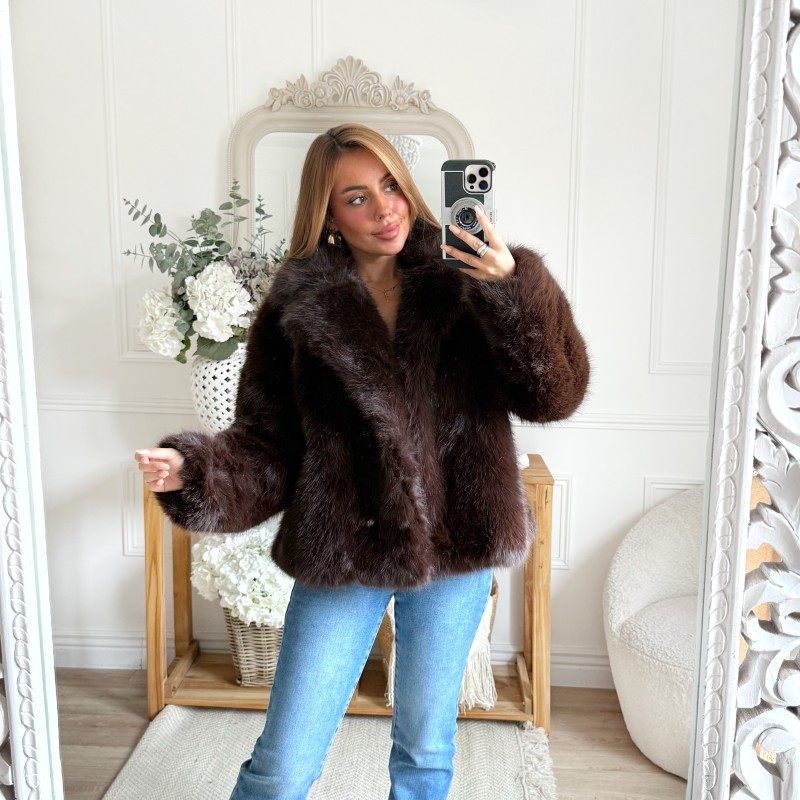 MAXI FOURRURE CHOCOLAT