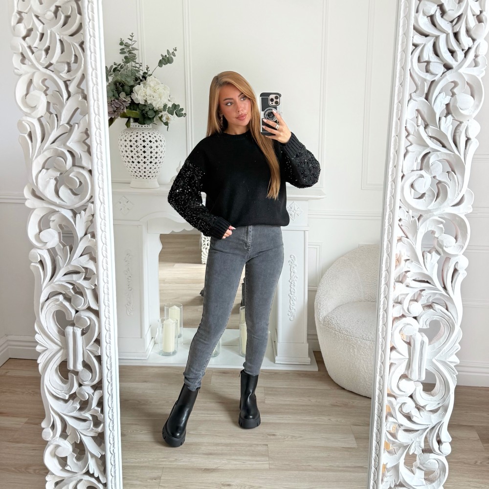 SKINNY GRIS STRETCH