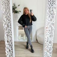 SKINNY GRIS STRETCH