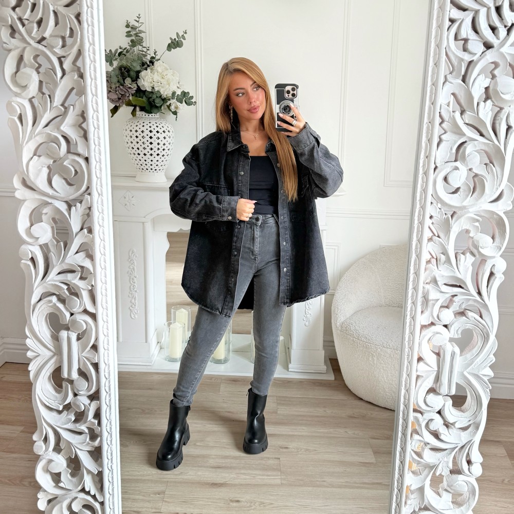 SKINNY GRIS STRETCH
