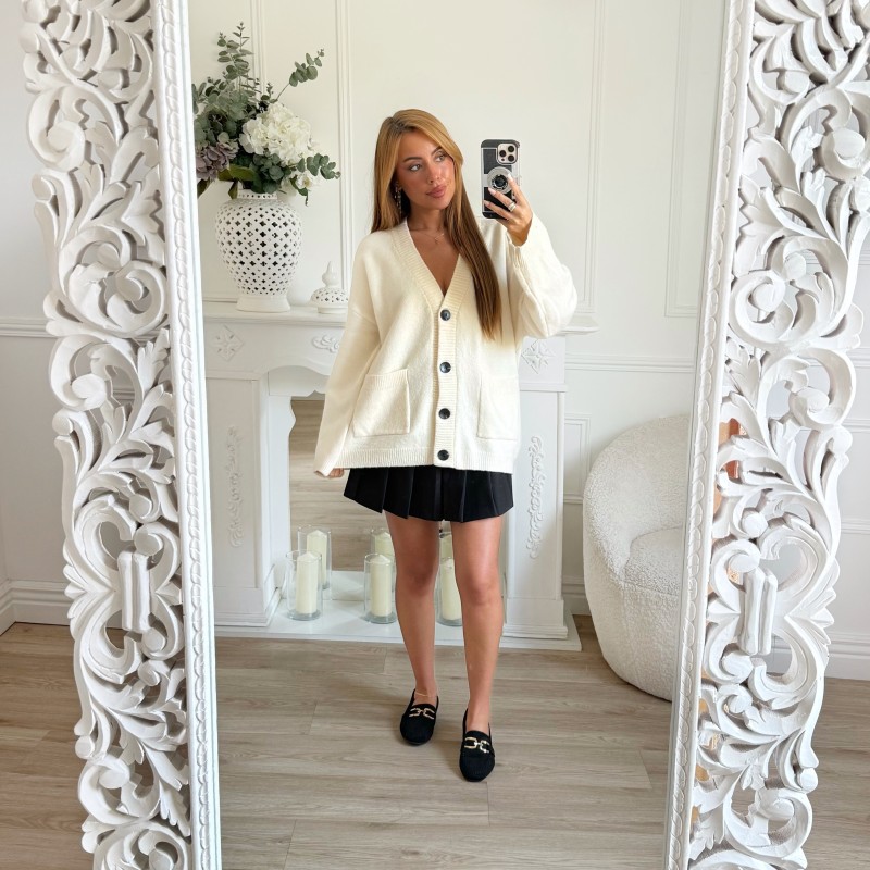 GILET BEIGE POCHES