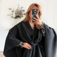 PONCHO NOEUD BLACK PONCHO NOEUD BLACK