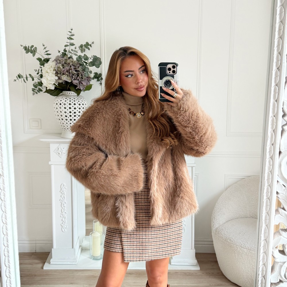 MAXI FOURRURE CAMEL
