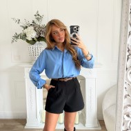 SHORT BLACK AVEC CEINTURE MAEVA