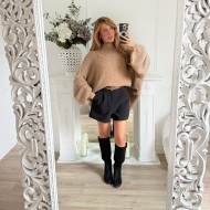 MAXI PULL MOHAIR CAMEL