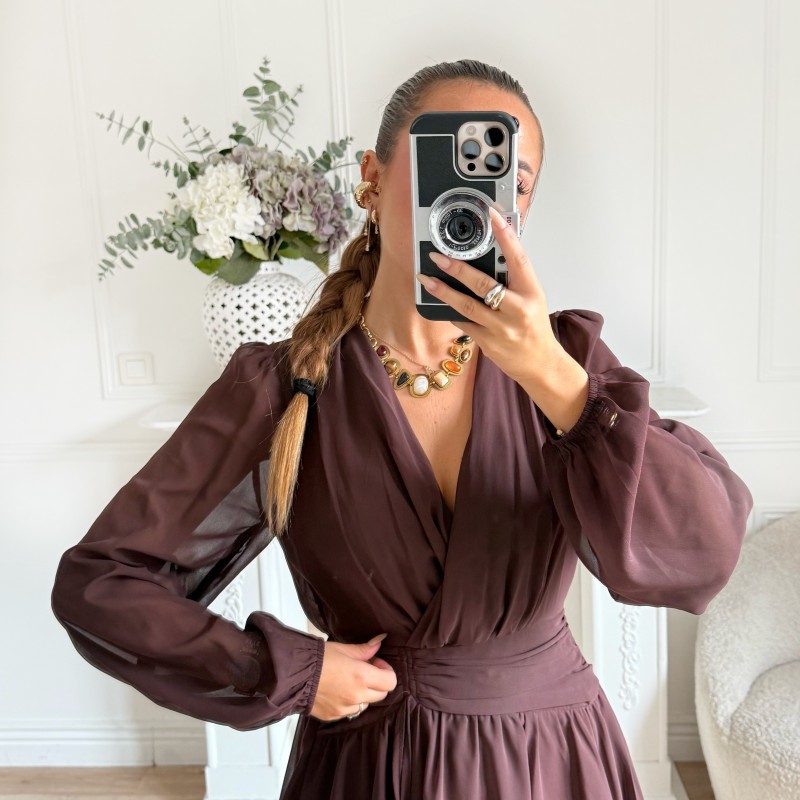 COLLIER MULTI PIERRES OR