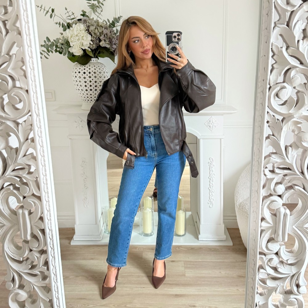 JEAN MOM FIT BRUT