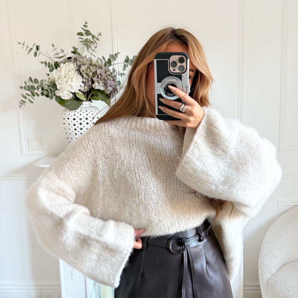 MAXI PULL LOOSE BEIGE