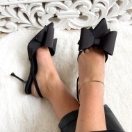 ESCARPINS NOEUD BLACK AMÉLIA