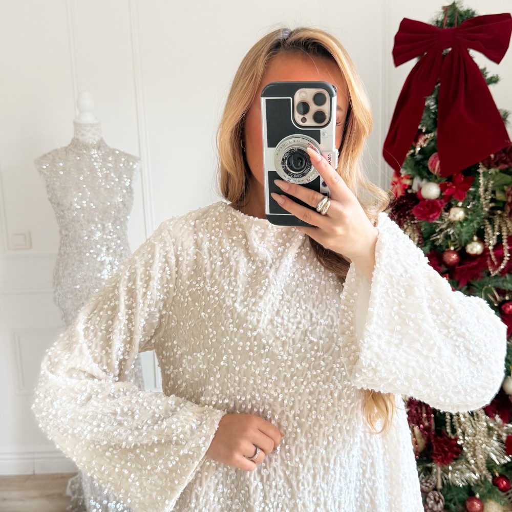 ROBE NOEUDS DANS LE DOS BEIGE SONIA