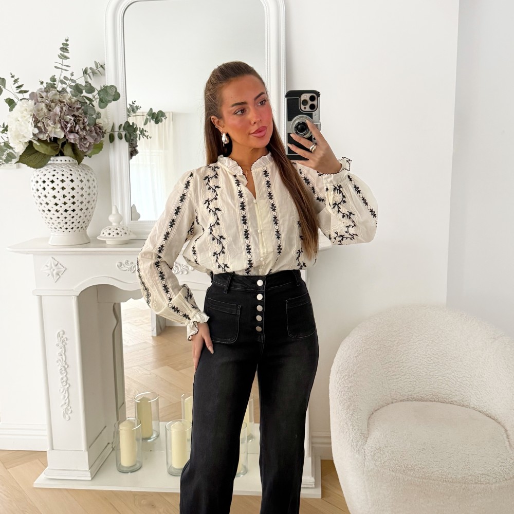 BLOUSE CHARLOTTE BRODÉE