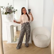 JOGGER AMPLE LEOPARD BEIGE