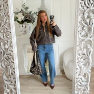 JEAN MOM FIT BRUT COUPE BALLON