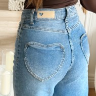 JEAN POCHES COEURS LUDMILA