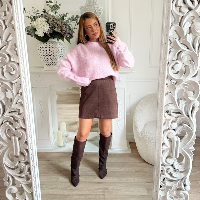 PULL TOUT DOUX ROSE PASTEL