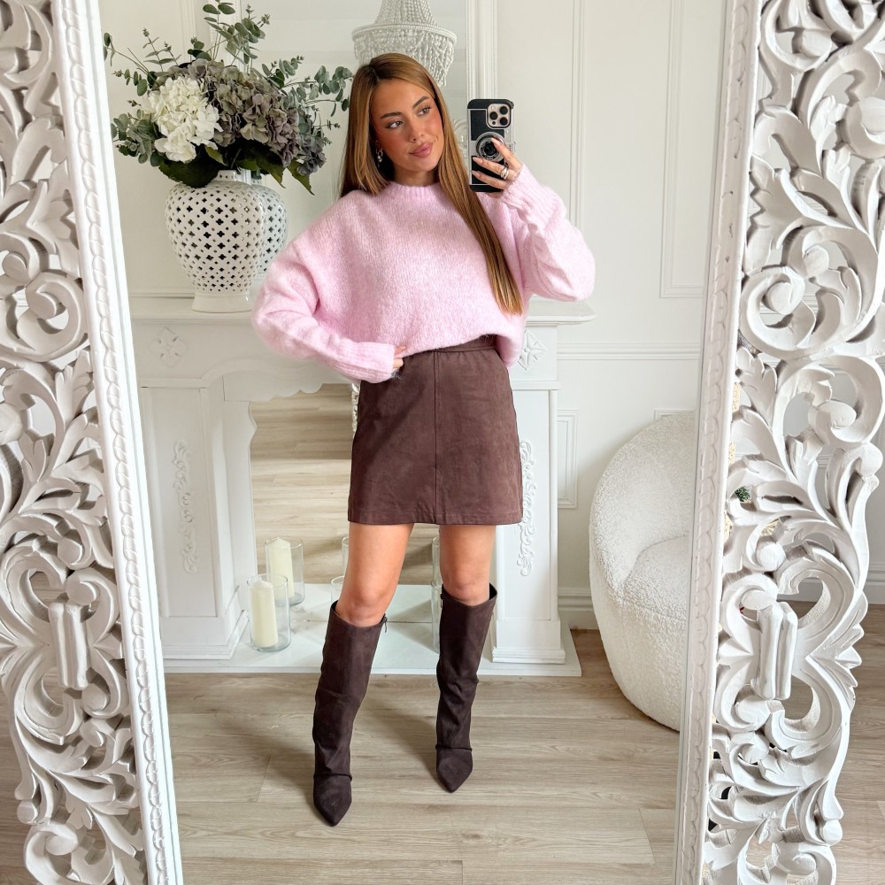 PULL TOUT DOUX ROSE PASTEL